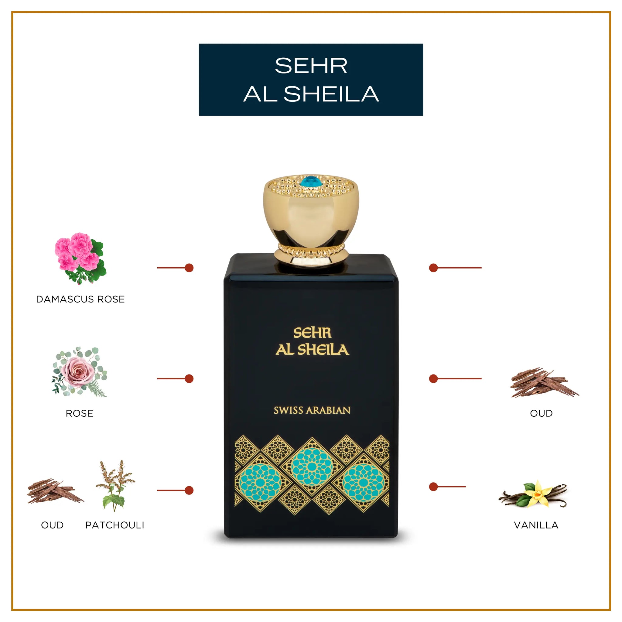 香水(ユニセックス) Swiss Arabian Sehr Al Sheila 80ml Dubai SEHR AL SHEILA – Swiss Arabian Global
